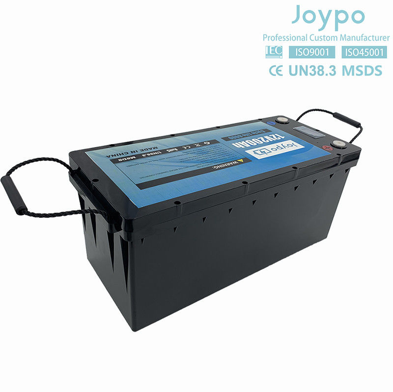 แบตเตอรี่ลิธีਅਮขนาดใหญ่ 12V 200Ah Deep Cycle แบตเตอรี่แพ็คสําหรับรถยนต์