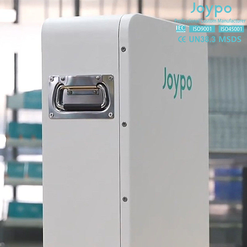 บ้าน แรงพลังงานแสงอาทิตย์ แบตเตอรี่ผนัง 51.2V 5KWH LiFePO4 แบตเตอรี่พร้อมกับ BMS และ Display