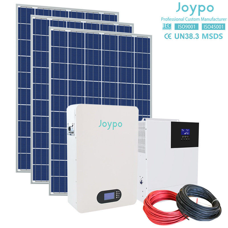 บ้าน แรงพลังงานแสงอาทิตย์ แบตเตอรี่ผนัง 51.2V 5KWH LiFePO4 แบตเตอรี่พร้อมกับ BMS และ Display