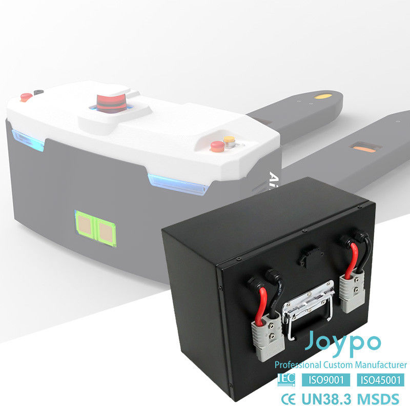 เครื่องขนพลาต 48V 24Ah AGV แบตเตอรี่ลิตยูม สําหรับพลาตอัตโนมัติ