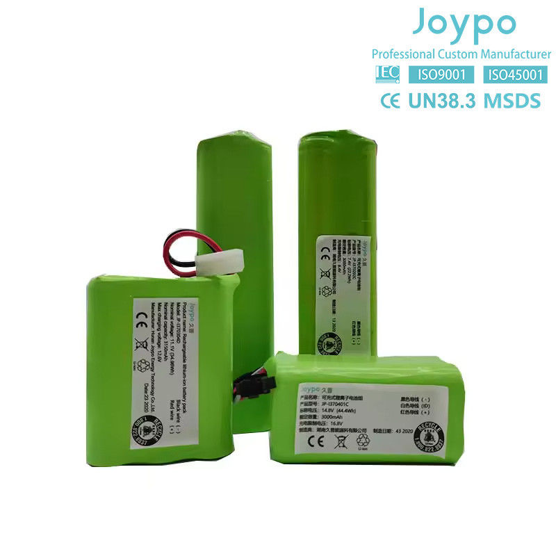 18650 ODM OEM แพ็คแบตเตอรี่ลิธีਅਮ 3.7V 7.4V 11.1V 14.8V 18V 22.2V