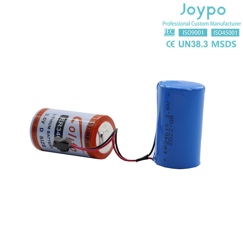ER34615M แบตเตอรี่ลิตিয়ামไทโอไนลเคลอไรด์ 3.6V 14500MAh แบบสไพร่แบบไม่ชาร์จ