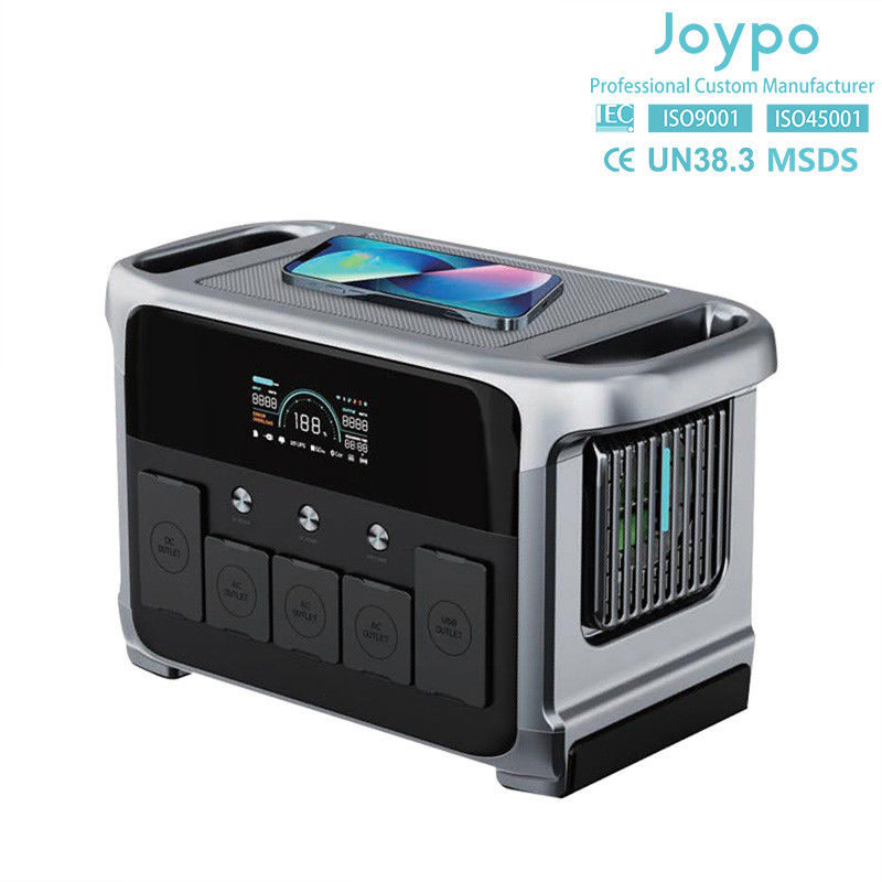 เครื่องกําเนิดพลังงานแสงอาทิตย์แบบพกพา 1200W ที่ชาร์จไร้สาย