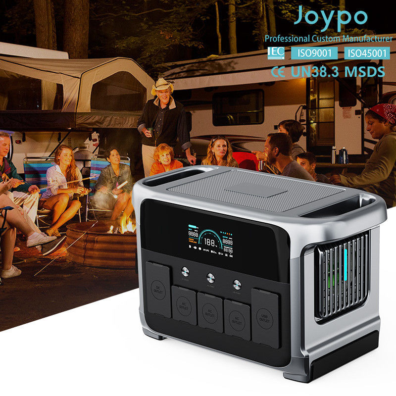 เครื่องผลิตพลังงานแสงอาทิตย์ 1200W เครื่องผลิตพลังงานพกพา สําหรับการตั้งแคมป์ พร้อมเครื่องปรับเปลี่ยนสองทิศทาง