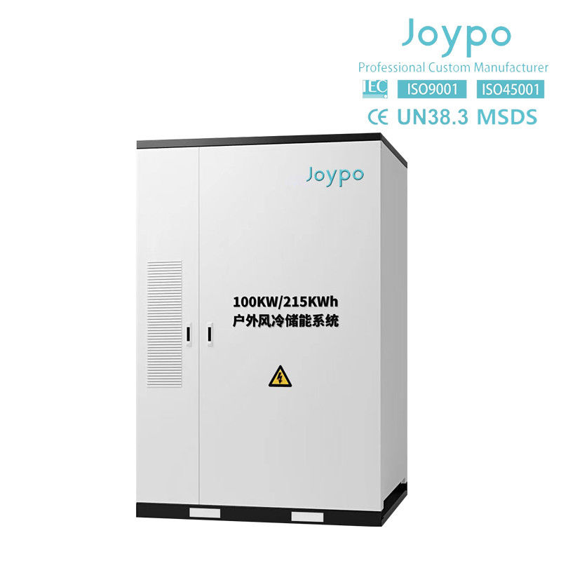 Joypo 100kW 215kWh ระบบเก็บพลังงานพาณิชย์และอุตสาหกรรม IP55 แบตเตอรี่โมดูล ความจุ 280Ah