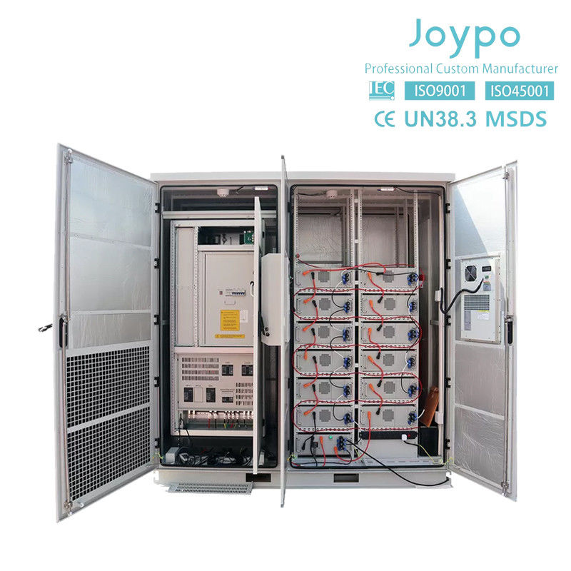 Joypo Commercial Lifepo4 แบตเตอรี่ลิตยูม ระบบเก็บพลังงานแสงอาทิตย์ 100kw 200kWh แบตเตอรี่ลิตยูมอน