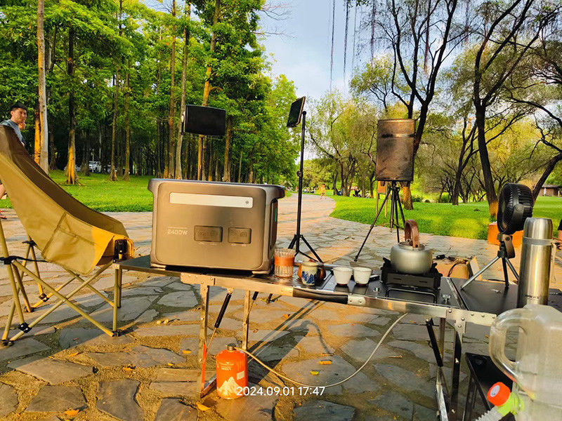 2400W UPS ระบบพลังงานสํารอง 2kva 110V 220V เครื่องผลิตพลังแสงอาทิตย์เงียบสําหรับที่อยู่อาศัย