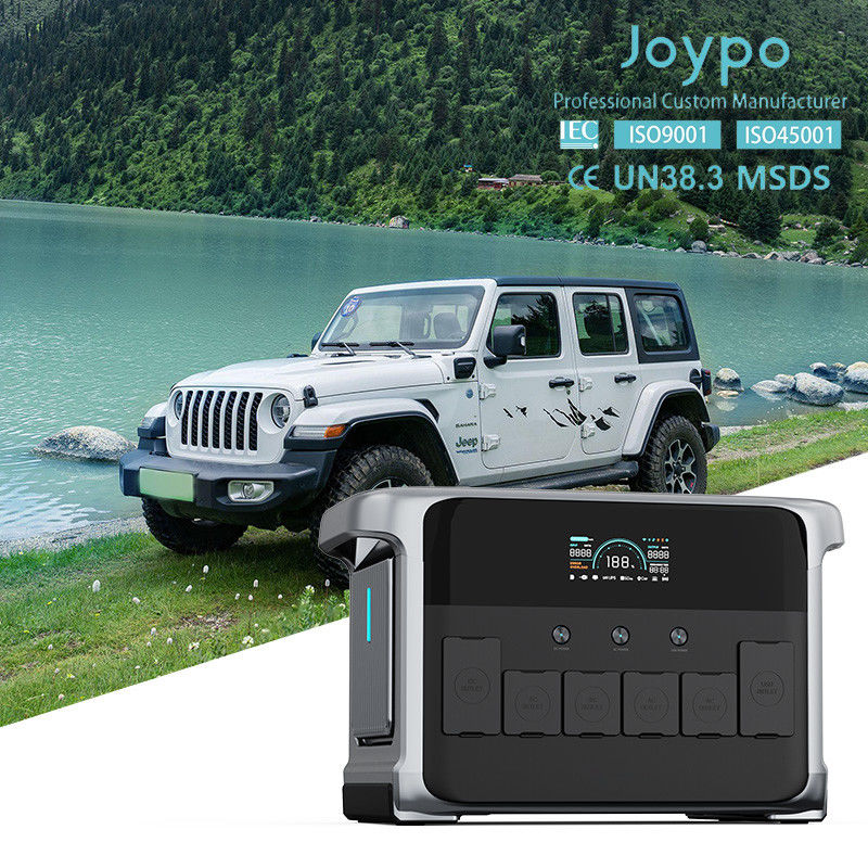 Joypo 2kWh แบตเตอรี่ภายนอก สถานีพลังงานสนับสนุน 12V 24V การชาร์จรถ